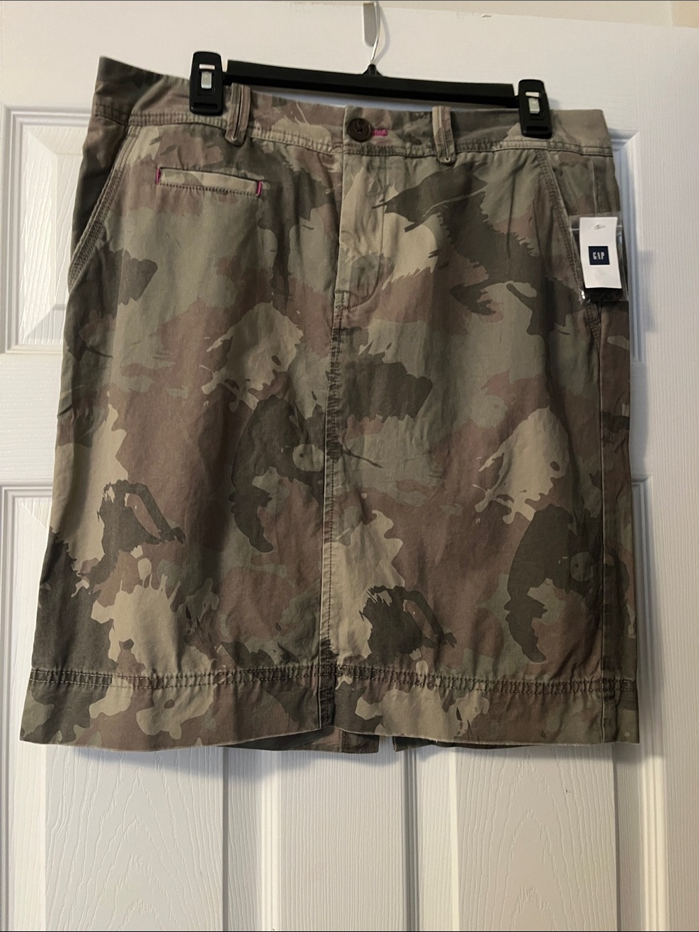 Women’s Camouflage Skirt in Olive and Brown